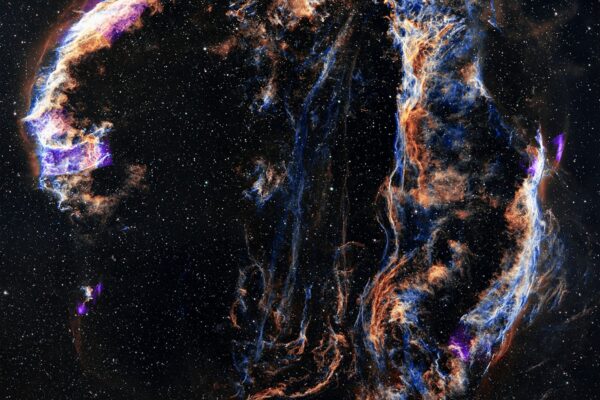 Seeing the Cygnus Loop in a NewWay