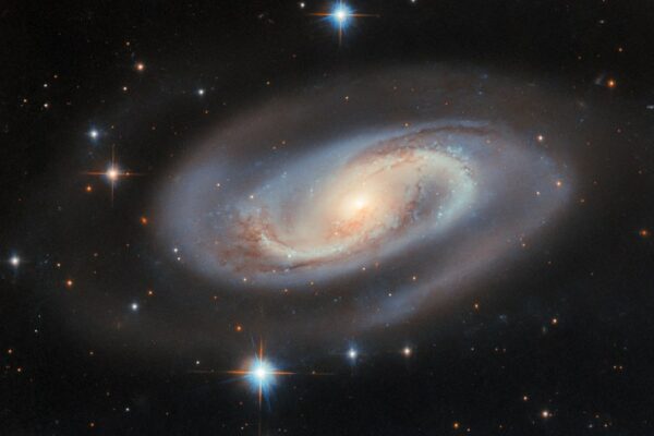 Hubble Peers into the Heart of a Galaxy on Fire